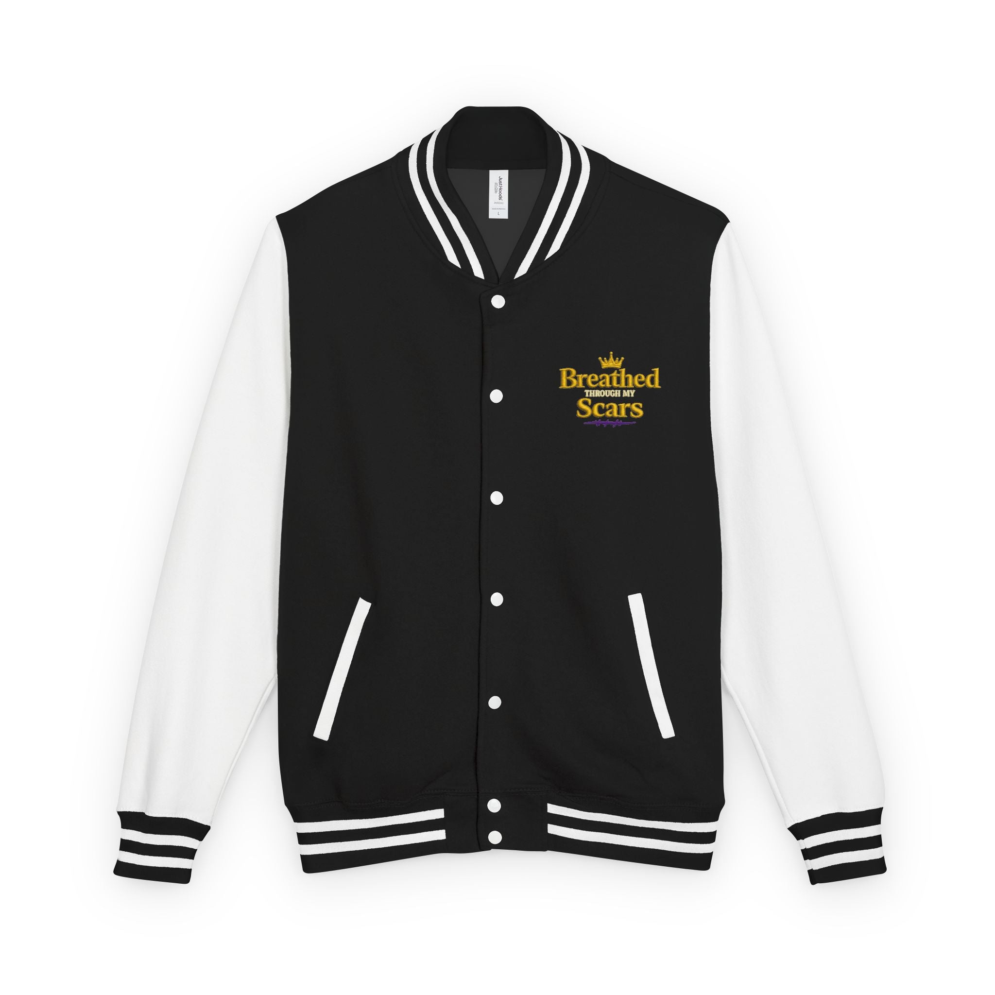 Unisex Heavyweight 'Healing Reign' Letterman Jacket