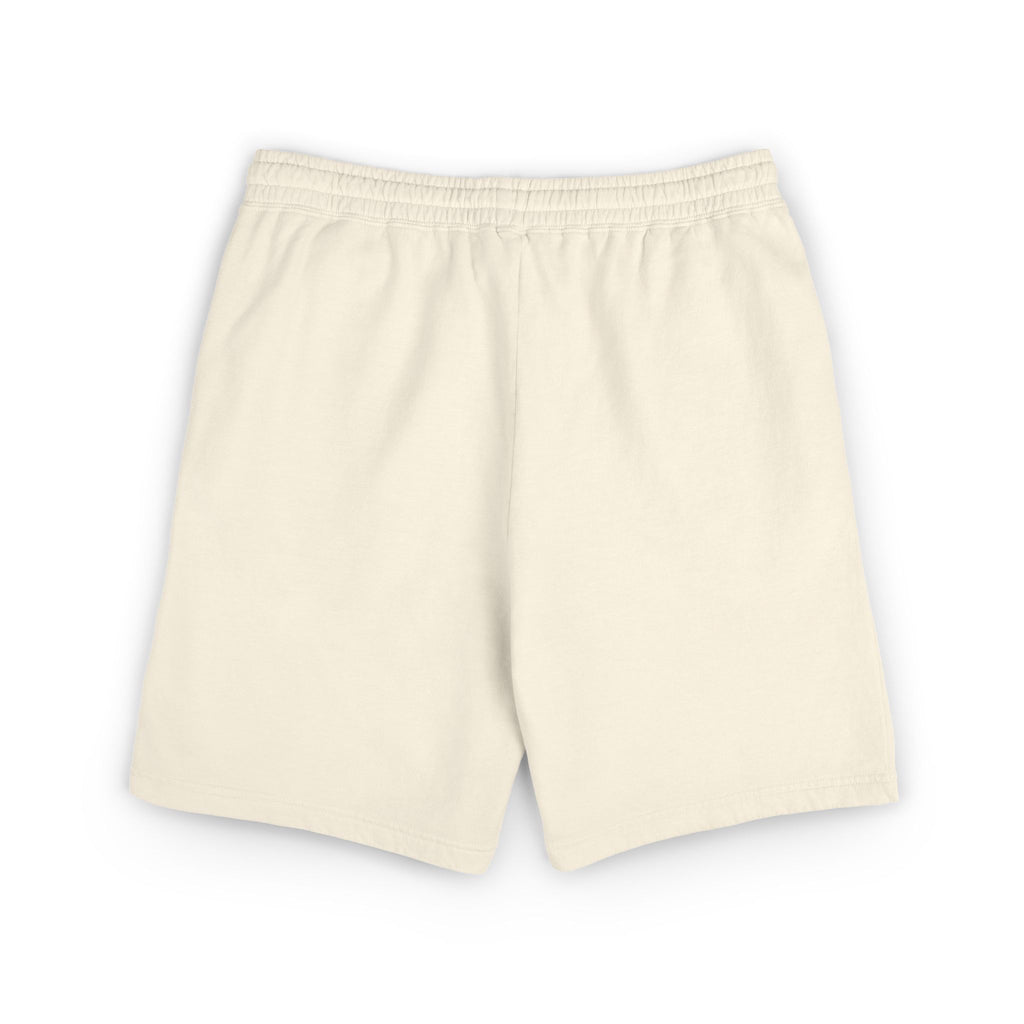 Lightweight Garment-Dyed Sweat Shorts — "Not Perfect" Floral Graphic