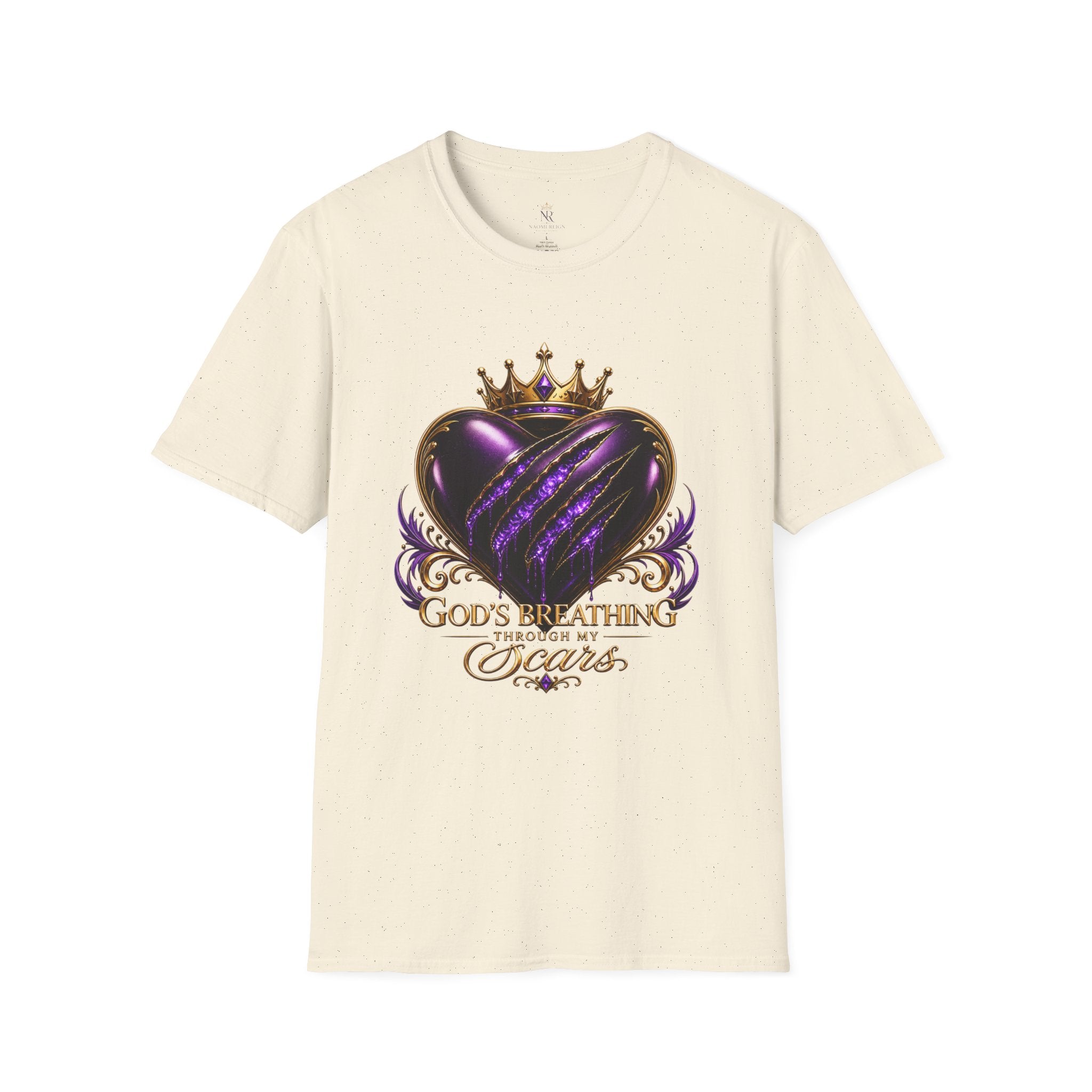 God’s Breathing Through My Scars Signature Tee