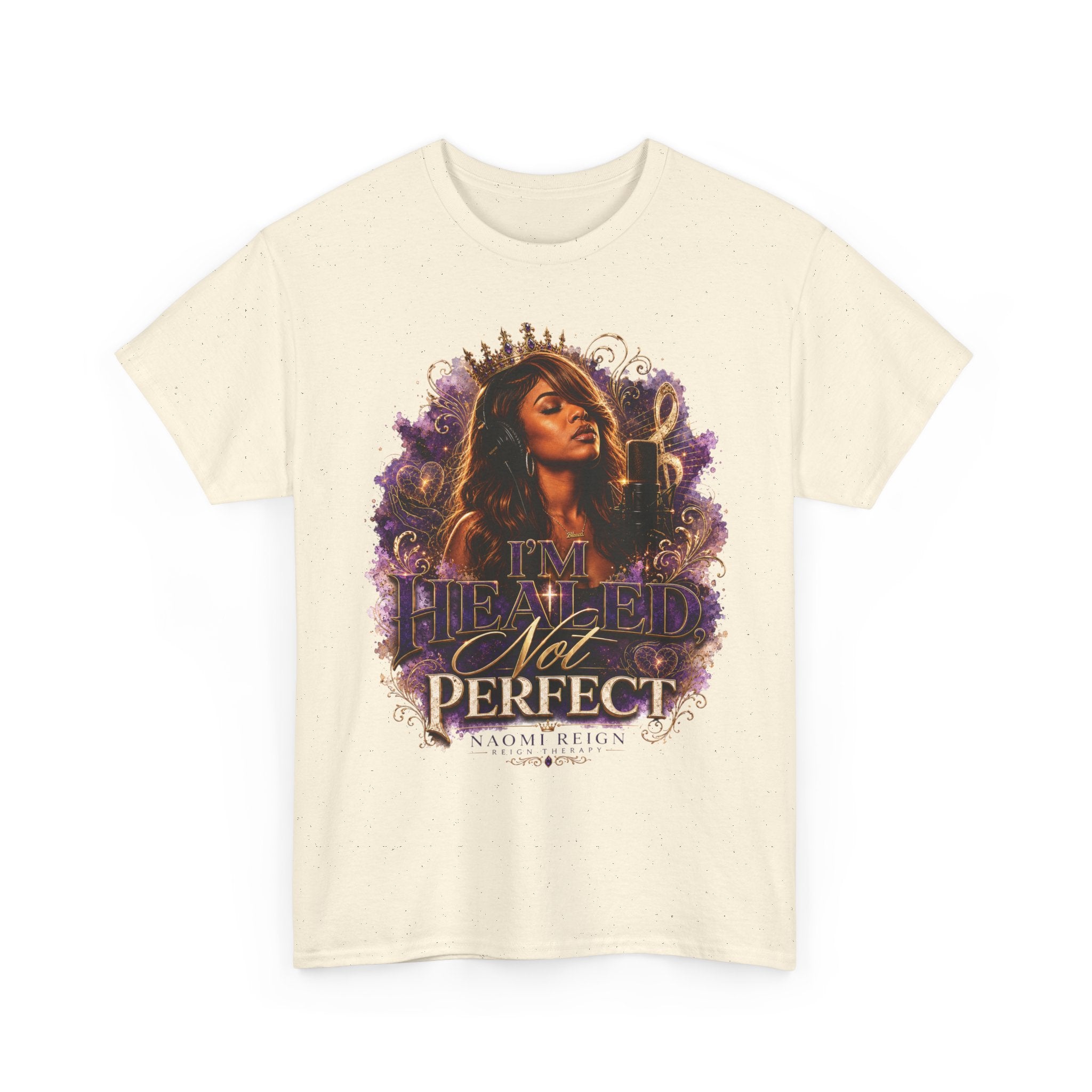 T-Shirt — "I'm Flawed Not Perfect" Inspirational Graphic Tee