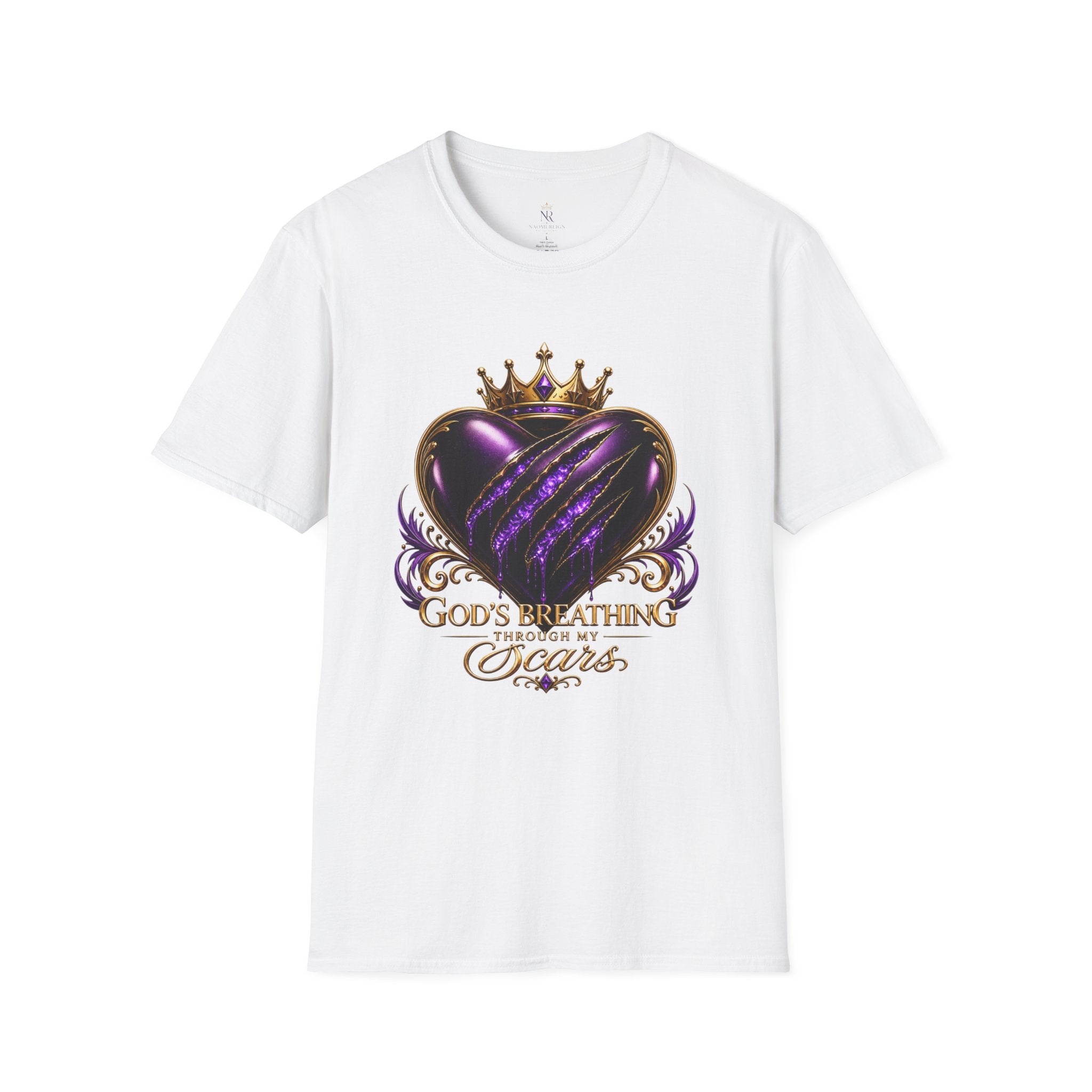God’s Breathing Through My Scars Signature Tee