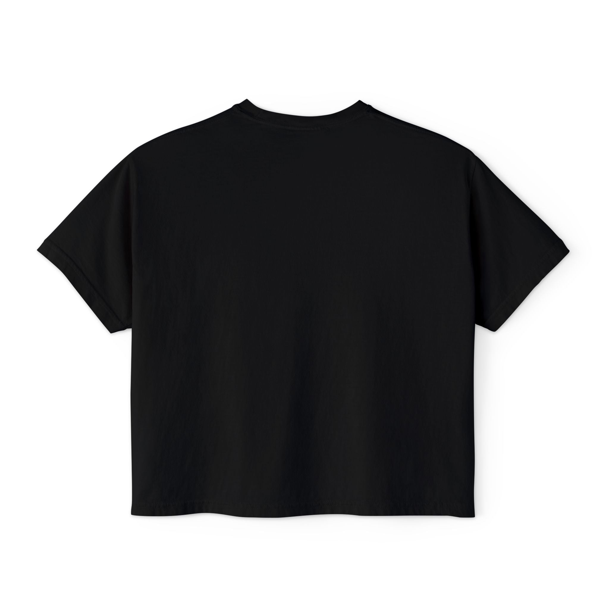 Boxy Tee — Inspirational Portrait 'Her Sound & Strength' Graphic
