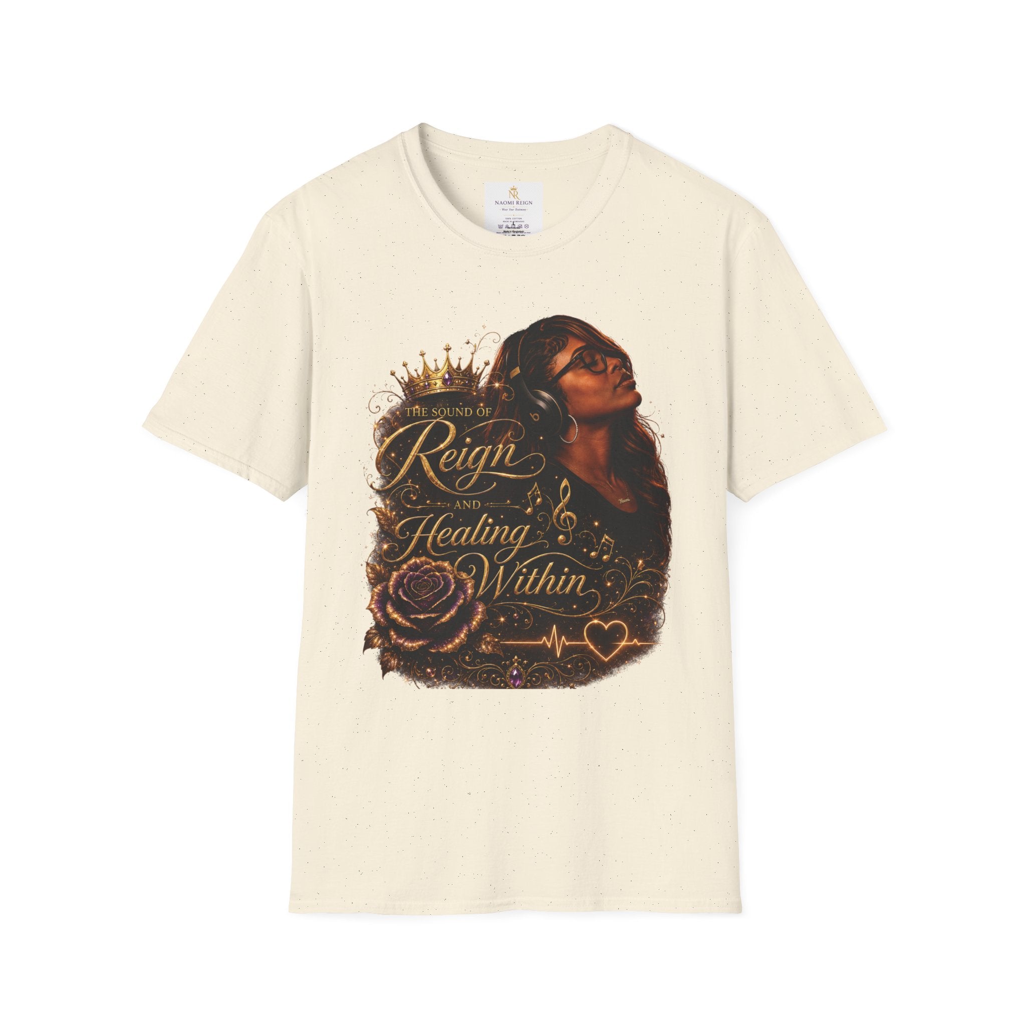 Reign Healing Within T-Shirt — Empowering Afrocentric Inspirational Tee