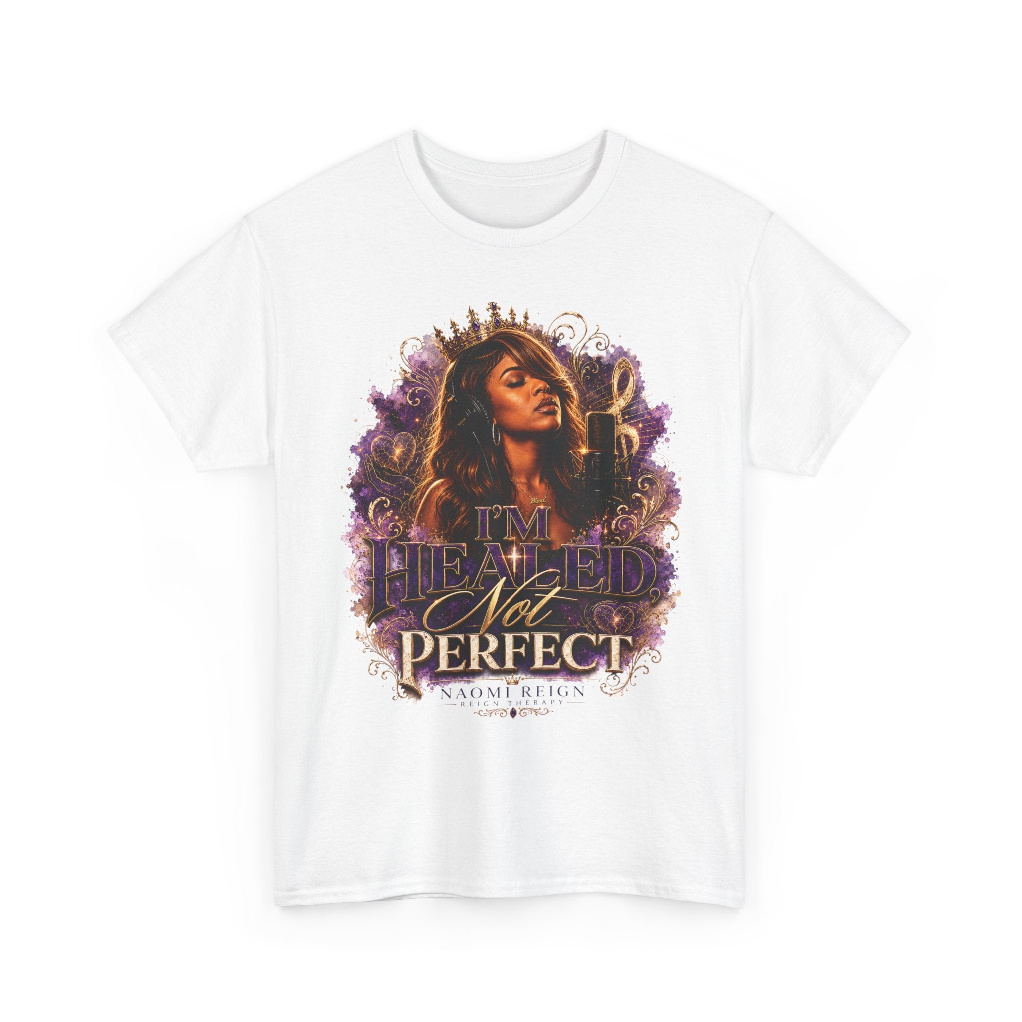 T-Shirt — "I'm Flawed Not Perfect" Inspirational Graphic Tee