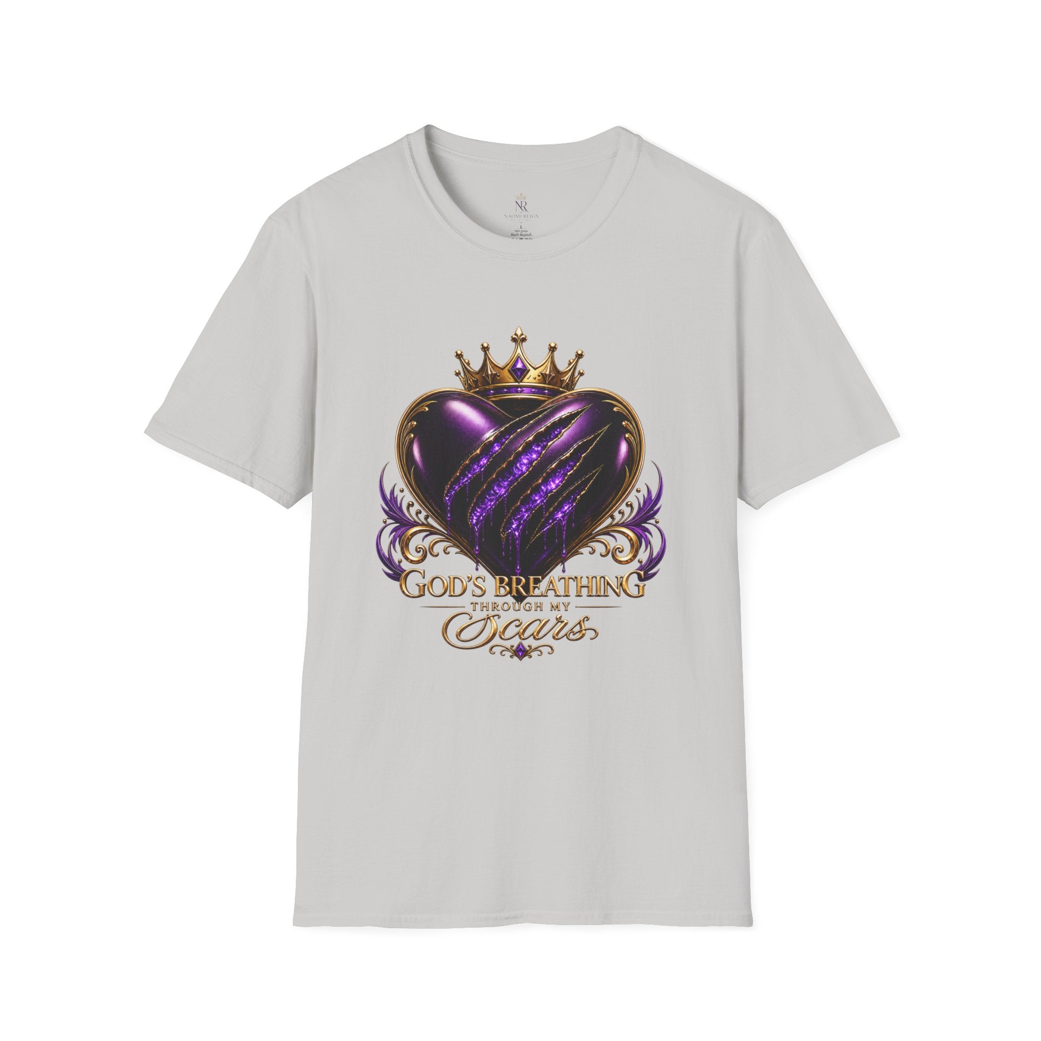 God’s Breathing Through My Scars Signature Tee