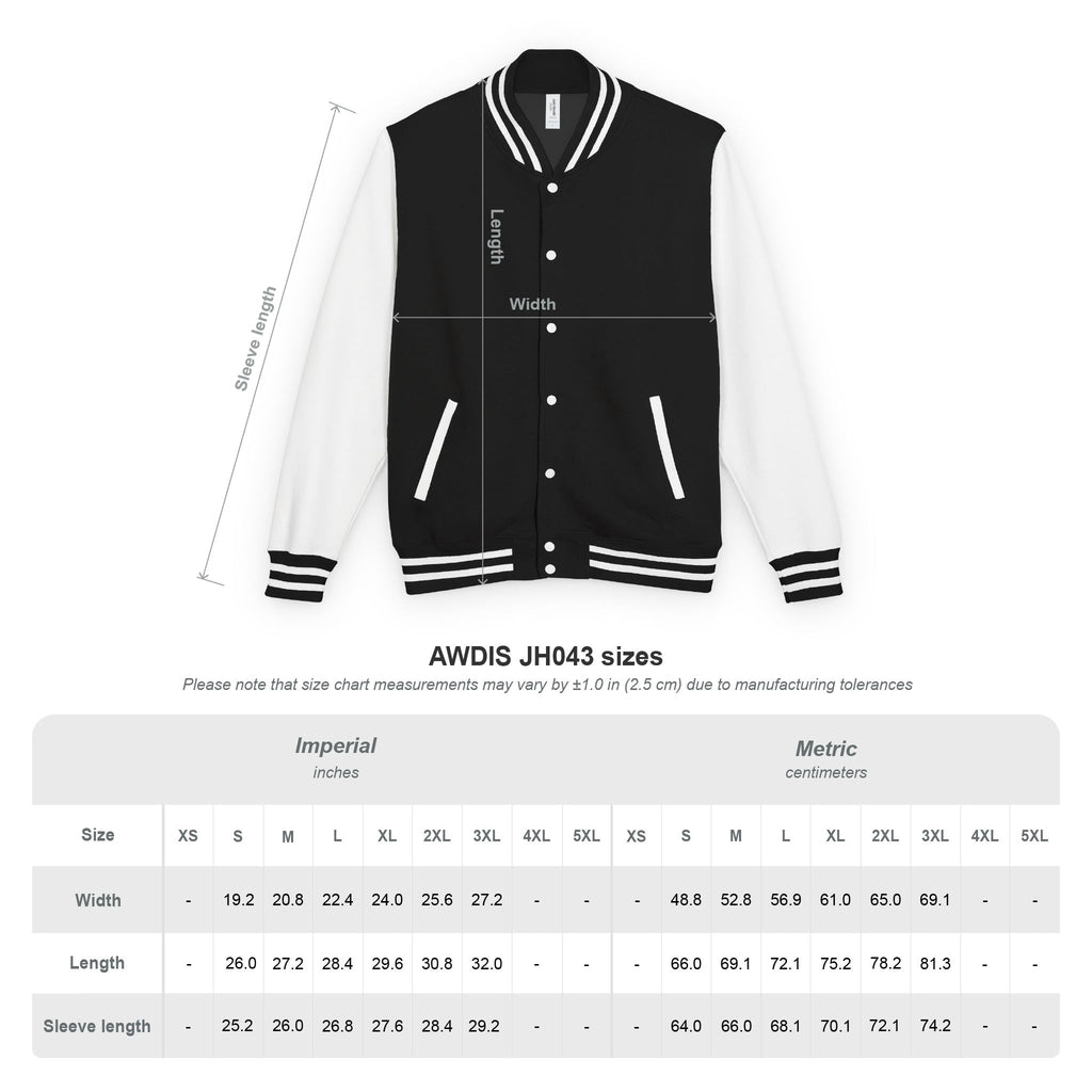 Letterman Jacket — "Reign & Healing Within" Vintage Script Varsity Jacket