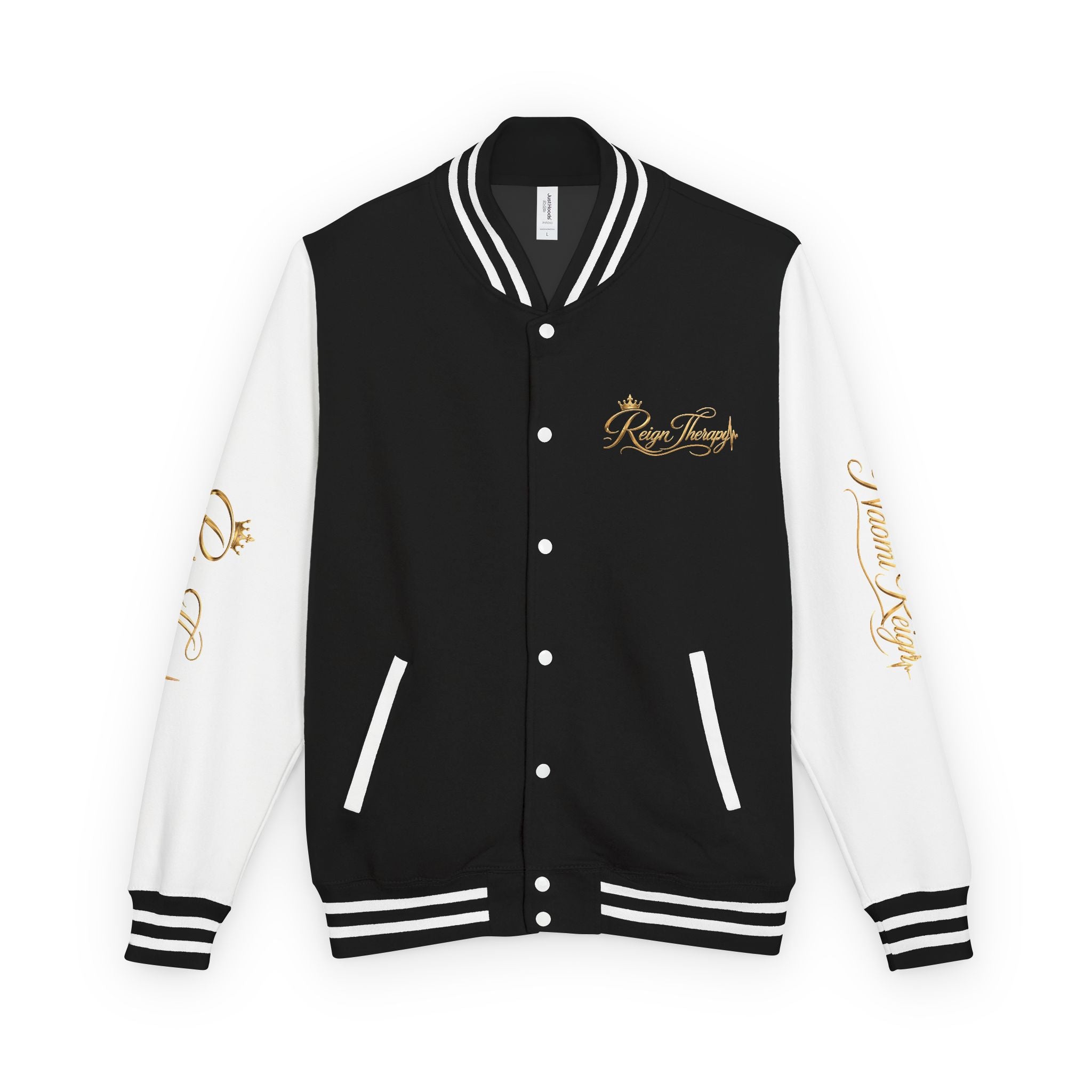 Letterman Jacket — "Reign & Healing Within" Vintage Script Varsity Jacket