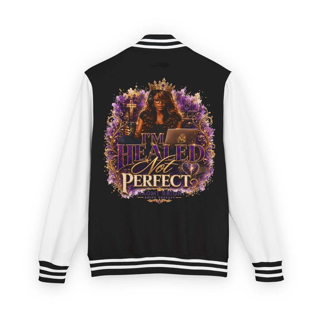 Unisex Heavyweight 'Healing Reign' Letterman Jacket