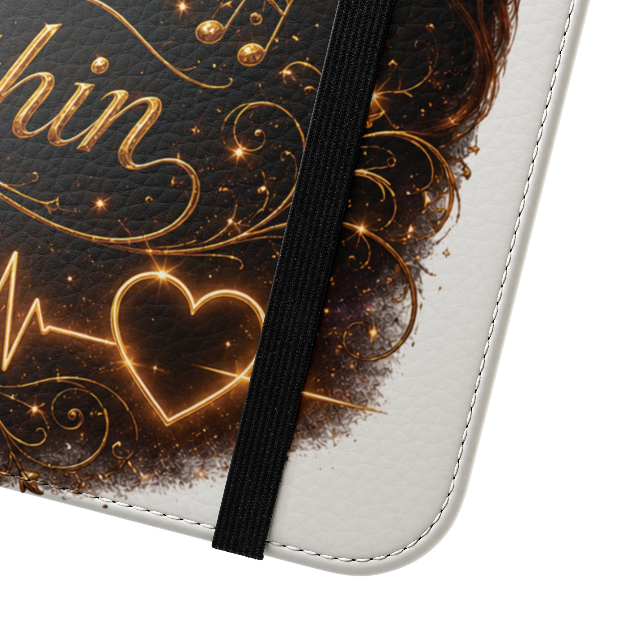 Phone Flip Case - "The Sound of Reign and Healing Within" Black Woman Music Design