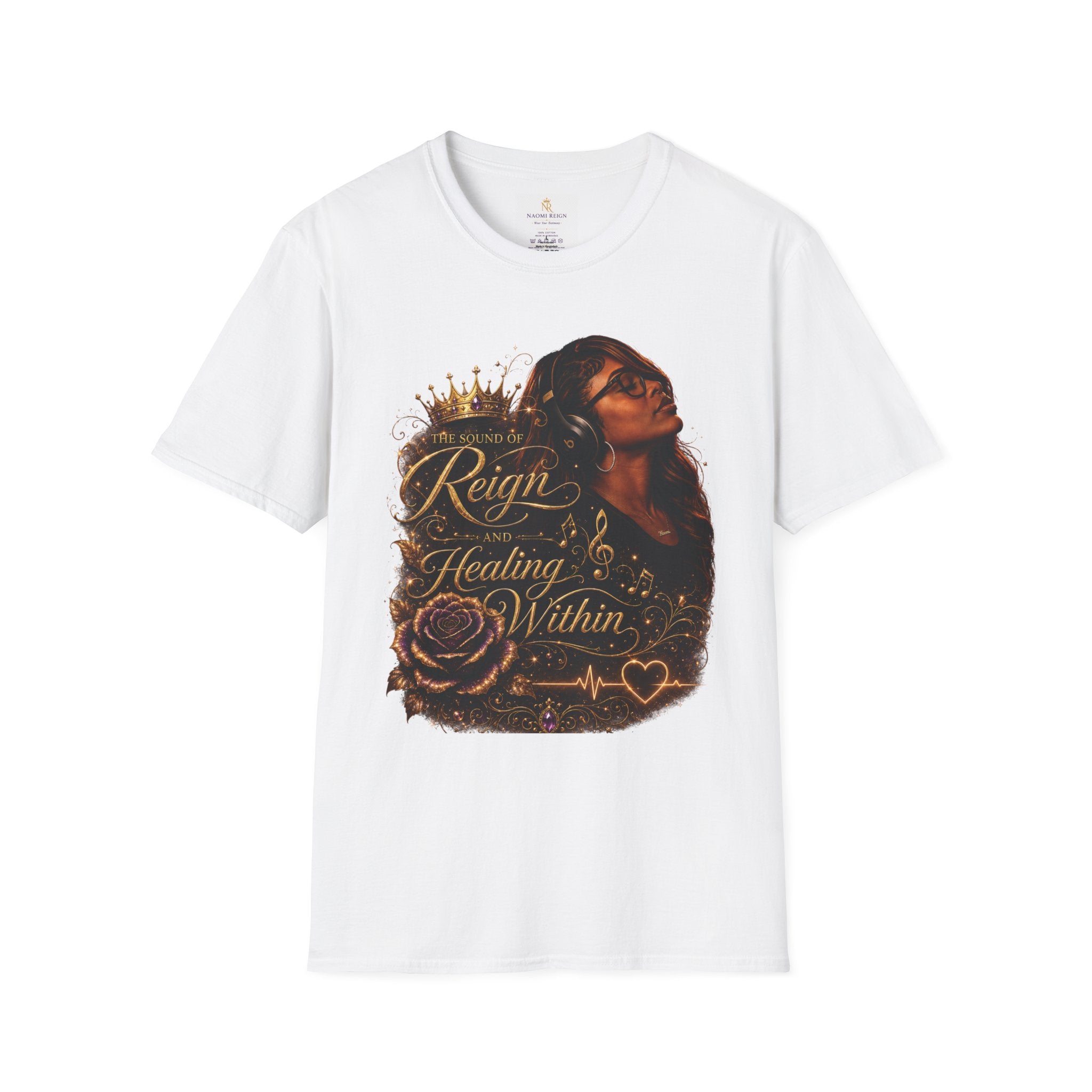 Reign Healing Within T-Shirt — Empowering Afrocentric Inspirational Tee