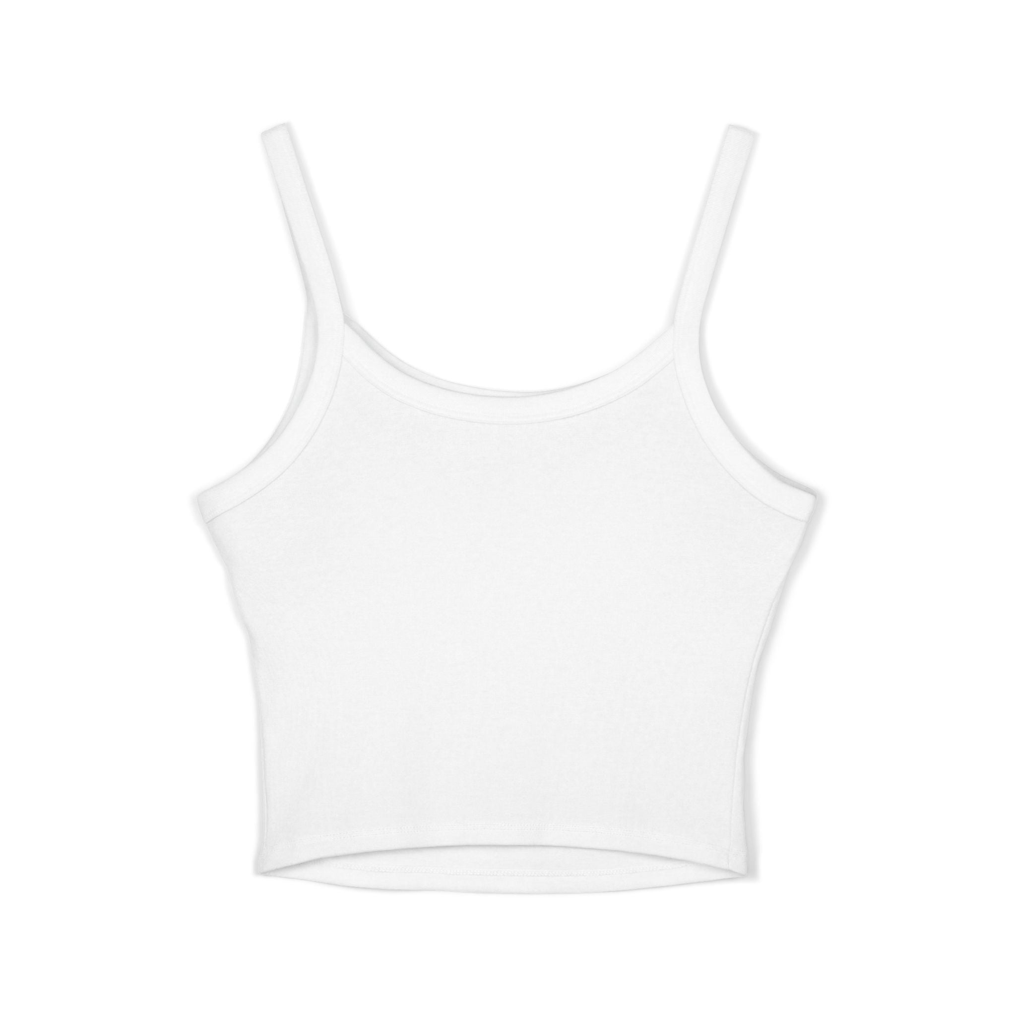 Women's Crop Tank Top - 'Reign' Floral Portrait Graphic