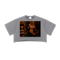 Reign Therapy  Washed Raw Edge Crop Top