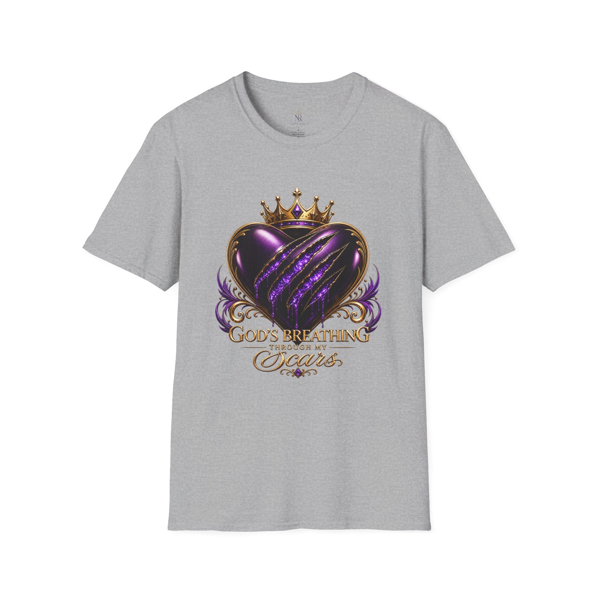 God’s Breathing Through My Scars Signature Tee