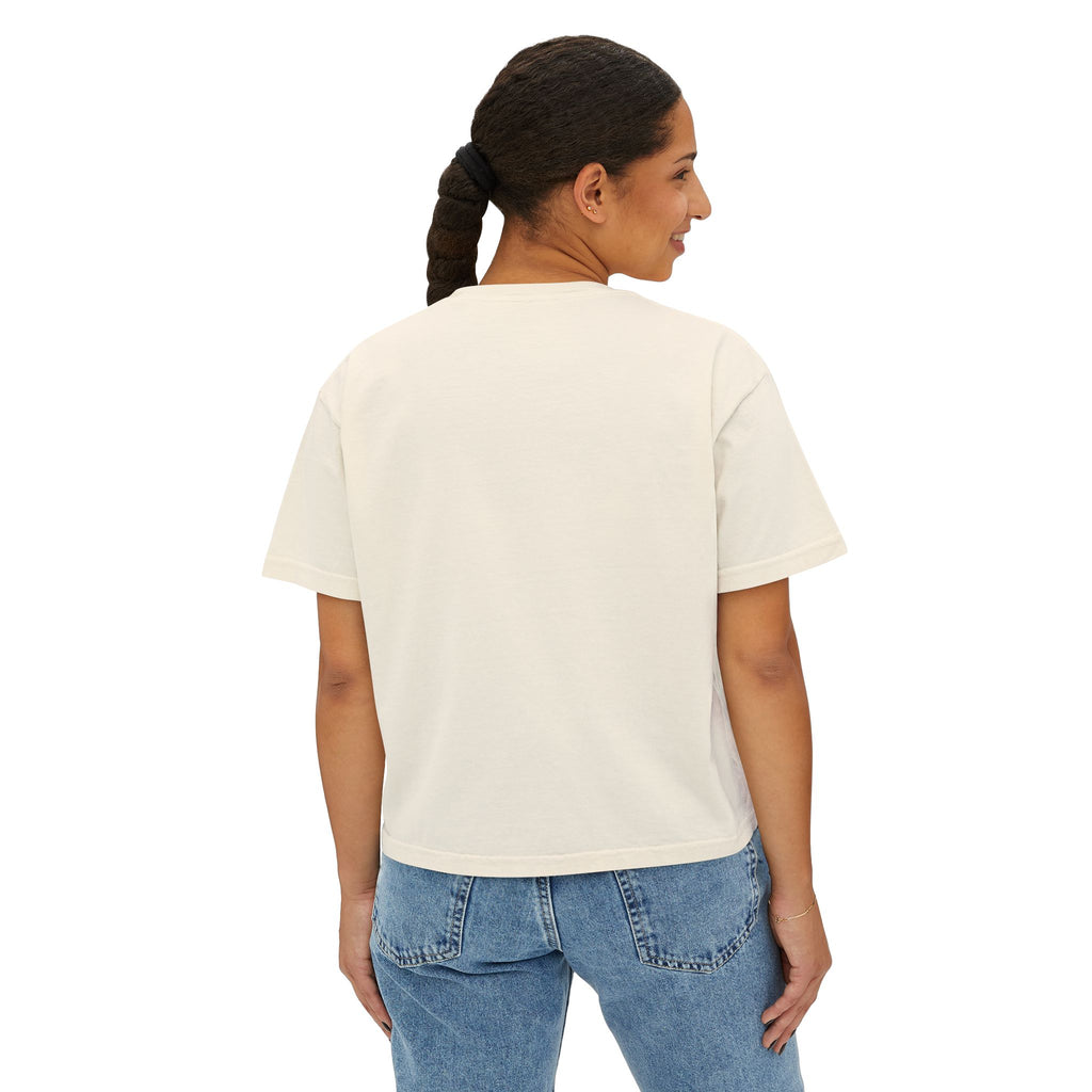 Healed Not Perfect Women's Boxy Tee — Spiritual Empowerment Graphic Shirt