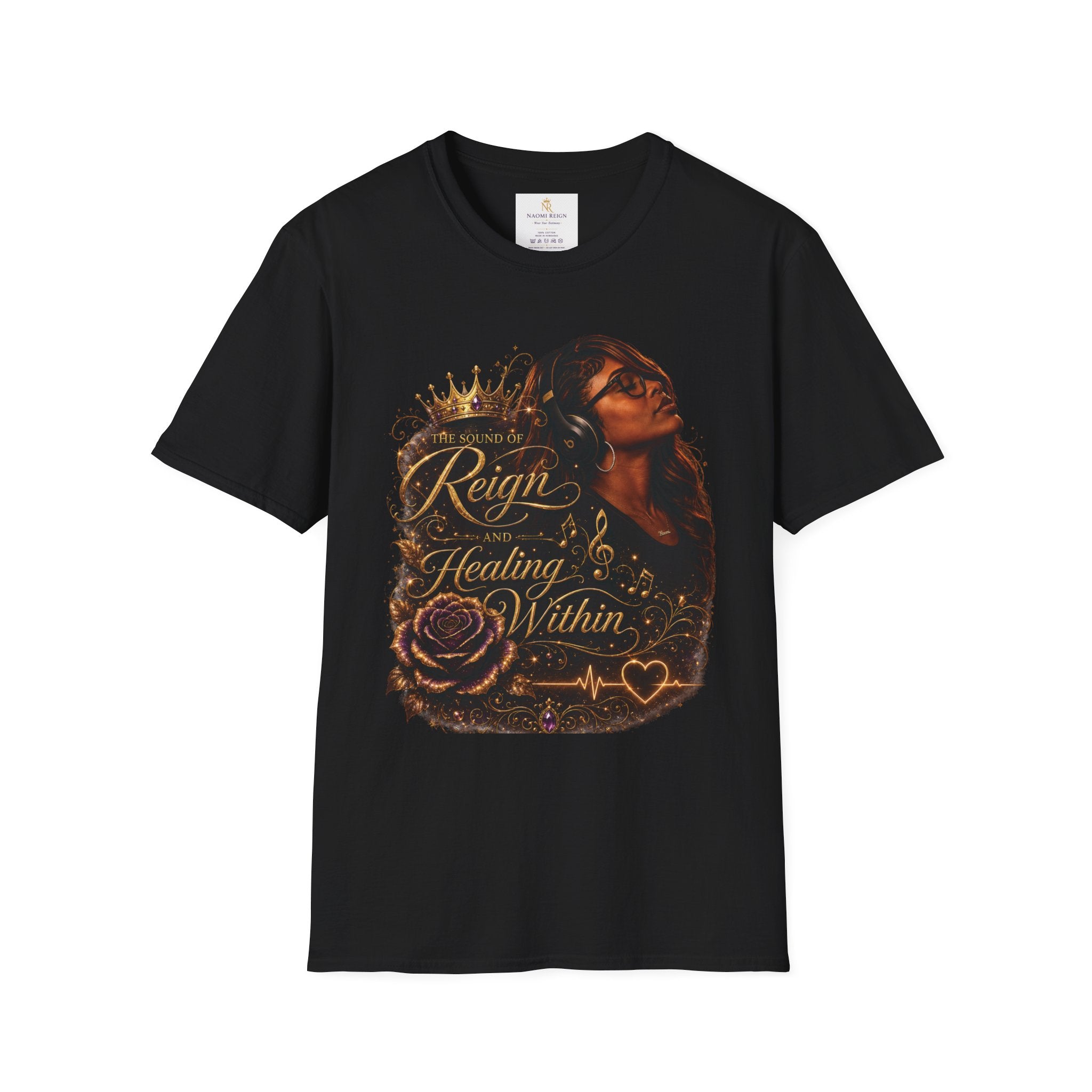 Reign Healing Within T-Shirt — Empowering Afrocentric Inspirational Tee